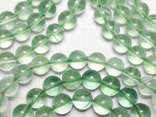 [Video] Green Fluorite AAA- Round 8mm Bracelet