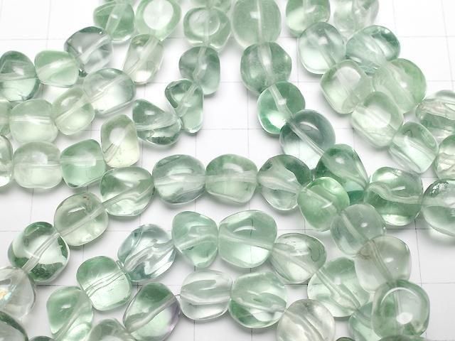 [Video] Green Fluorite AAA- Nugget Bracelet