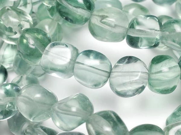 [Video] Blue Green Fluorite AAA- Nugget Bracelet