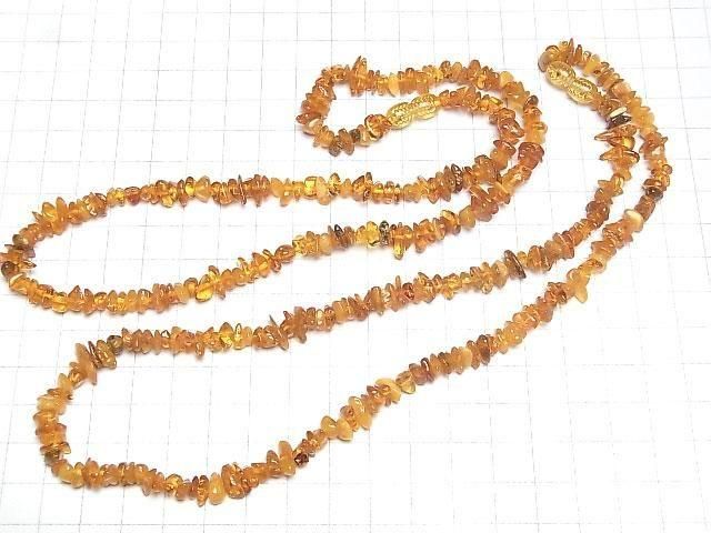 [Video] Baltic Amber Chips (Small Nugget) Necklace