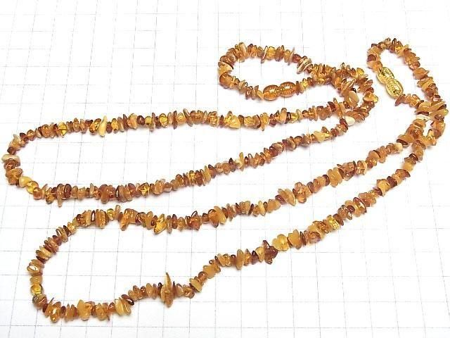 [Video] Baltic Amber Chips (Small Nugget) Multi-color Necklace