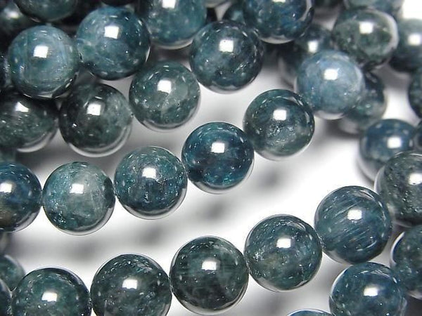 [Video] Teal Blue Apatite AA+ Round 8mm Bracelet