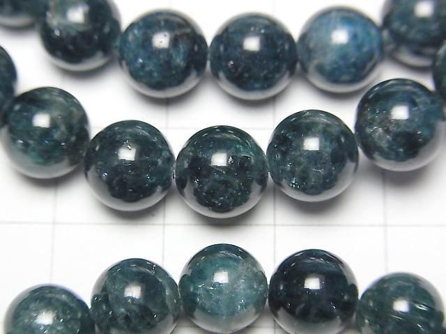 [Video] Teal Blue Apatite AA+ Round 8mm Bracelet