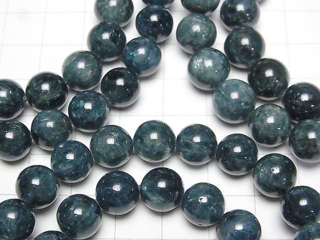 [Video] Teal Blue Apatite AA+ Round 10mm Bracelet