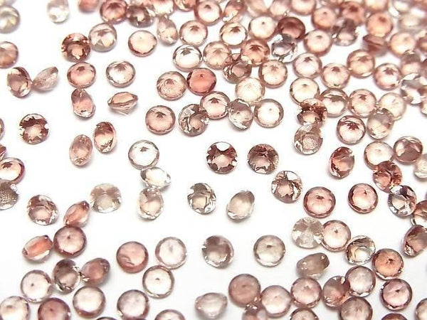 [Video]High Quality Oregon Sunstone AAA Loose stone Round Faceted 3x3mm 5pcs