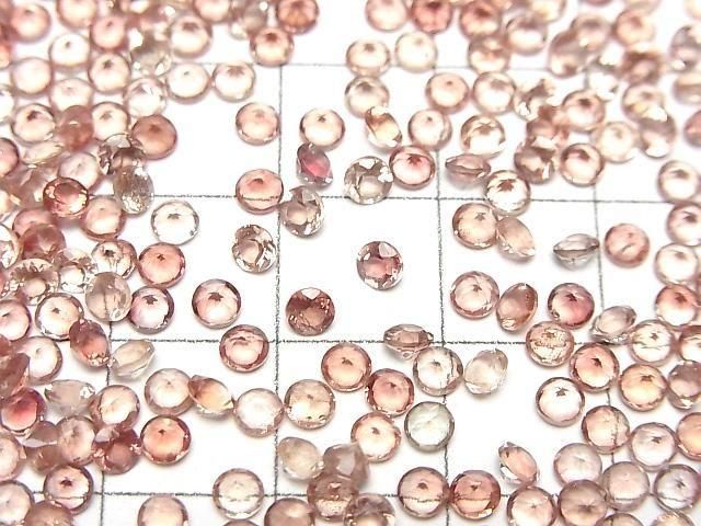 [Video]High Quality Oregon Sunstone AAA Loose stone Round Faceted 3x3mm 5pcs