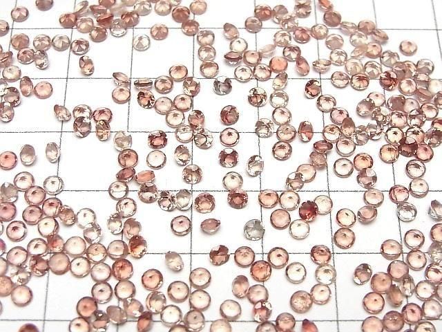 [Video]High Quality Oregon Sunstone AAA Loose stone Round Faceted 3x3mm 5pcs