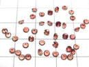 [Video]High Quality Oregon Sunstone AAA Loose stone Round Faceted 3x3mm 5pcs