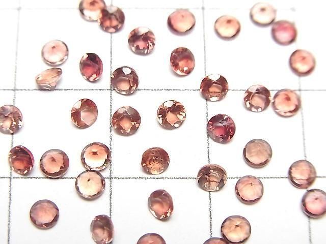 [Video]High Quality Oregon Sunstone AAA Loose stone Round Faceted 3x3mm 5pcs