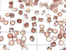 [Video]High Quality Oregon Sunstone AAA Loose stone Round Faceted 4x4mm 3pcs