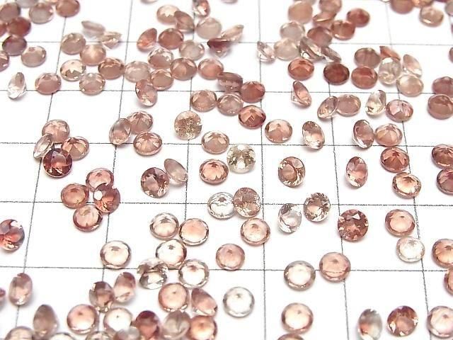 [Video]High Quality Oregon Sunstone AAA Loose stone Round Faceted 4x4mm 3pcs