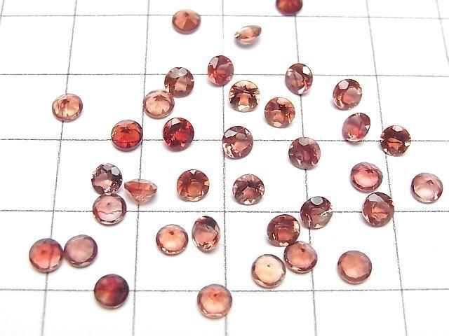 [Video]High Quality Oregon Sunstone AAA Loose stone Round Faceted 4x4mm 3pcs