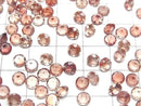 [Video]High Quality Oregon Sunstone AAA Loose stone Round Faceted 5x5mm 2pcs
