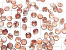 [Video]High Quality Oregon Sunstone AAA Loose stone Round Faceted 6x6mm 1pc