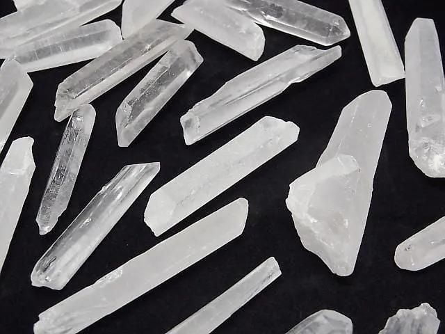 [Video] Crystal Natural Point Cut Undrilled 10pcs
