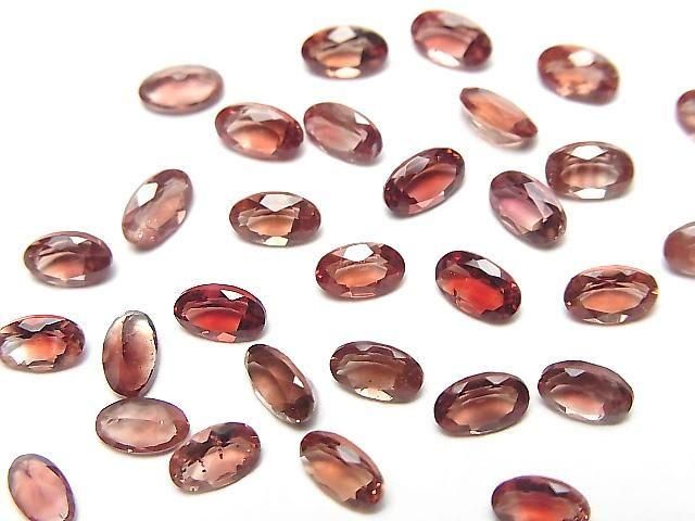 [Video]High Quality Oregon Sunstone AAA Loose stone Oval Faceted 5x3mm 3pcs