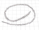 [Video][One of a kind] Diamond Drop Faceted Briolette 1strand (Approx 26.5cm)