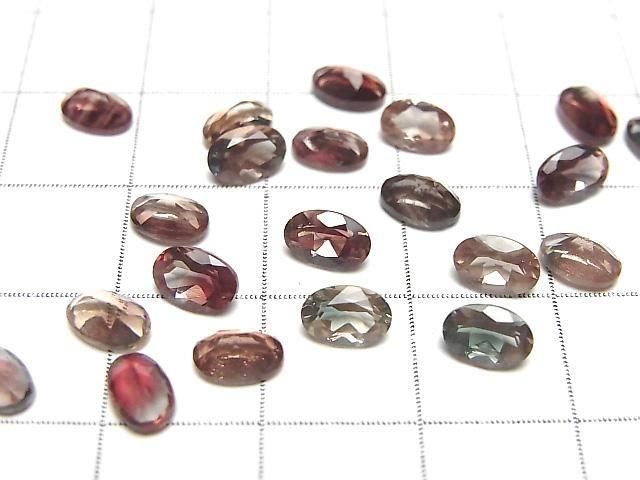 [Video]High Quality Oregon Sunstone AAA Loose stone Oval Faceted 6x4mm 2pcs