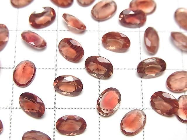 [Video]High Quality Oregon Sunstone AAA Loose stone Oval Faceted 7x5mm 1pc