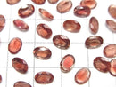 [Video]High Quality Oregon Sunstone AAA Loose stone Oval Faceted 7x5mm 1pc