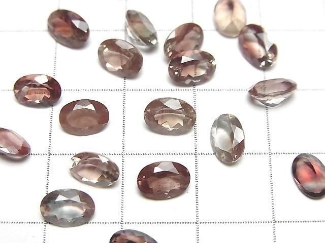[Video]High Quality Oregon Sunstone AAA Loose stone Oval Faceted 7x5mm 1pc