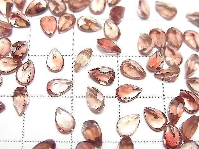 [Video]High Quality Oregon Sunstone AAA Loose stone Pear shape Faceted 6x4mm 2pcs