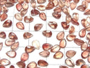[Video]High Quality Oregon Sunstone AAA Loose stone Pear shape Faceted 6x4mm 2pcs