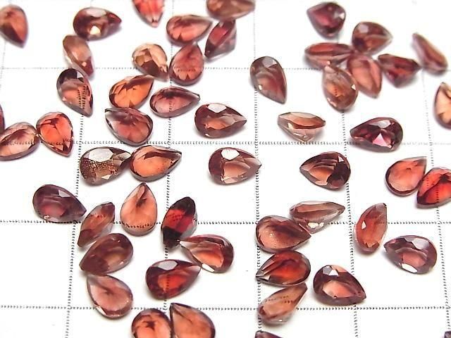 [Video]High Quality Oregon Sunstone AAA Loose stone Pear shape Faceted 6x4mm 2pcs