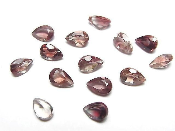 [Video]High Quality Oregon Sunstone AAA Loose stone Pear shape Faceted 6x4mm 2pcs