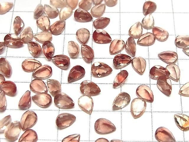 [Video]High Quality Oregon Sunstone AAA Loose stone Pear shape Faceted 7x5mm 1pc