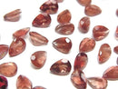 [Video]High Quality Oregon Sunstone AAA Loose stone Pear shape Faceted 7x5mm 1pc