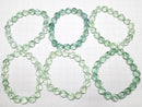 [Video] Green Fluorite AAA 20 Faceted Round 10mm Bracelet