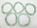 [Video] Green Fluorite AAA 20 Faceted Round 12mm Bracelet
