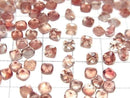 [Video]High Quality Oregon Sunstone AAA Loose stone Square Faceted 4x4mm 2pcs