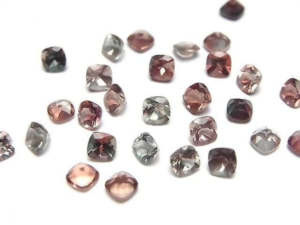 [Video]High Quality Oregon Sunstone AAA Loose stone Square Faceted 4x4mm 2pcs