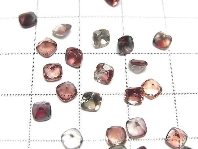 [Video]High Quality Oregon Sunstone AAA Loose stone Square Faceted 4x4mm 2pcs