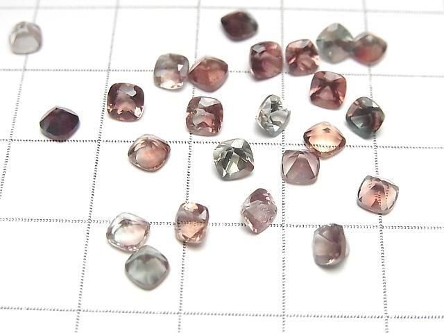 [Video]High Quality Oregon Sunstone AAA Loose stone Square Faceted 4x4mm 2pcs