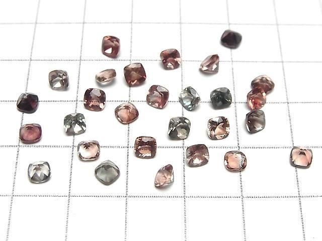 [Video]High Quality Oregon Sunstone AAA Loose stone Square Faceted 4x4mm 2pcs