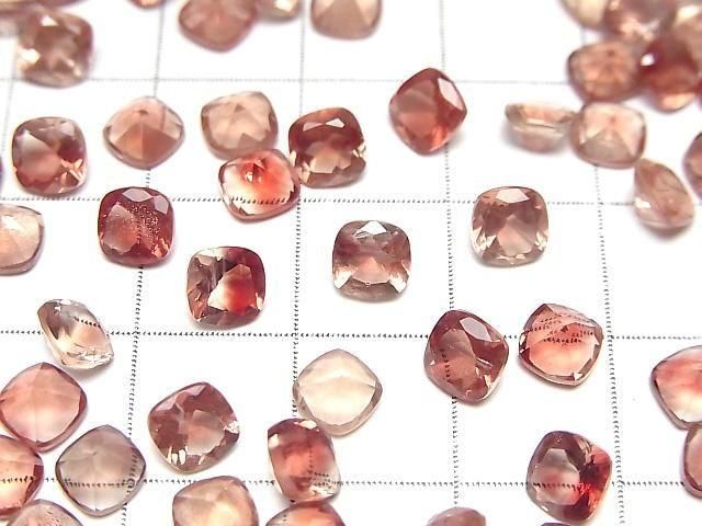 [Video]High Quality Oregon Sunstone AAA Loose stone Square Faceted 5x5mm 1pc
