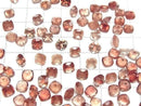[Video]High Quality Oregon Sunstone AAA Loose stone Square Faceted 6x6mm 1pc