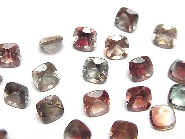 [Video]High Quality Oregon Sunstone AAA Loose stone Square Faceted 6x6mm 1pc