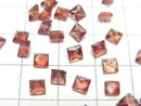 [Video]High Quality Oregon Sunstone AAA Loose stone Square Faceted 4x4mm 2pcs
