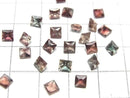 [Video]High Quality Oregon Sunstone AAA Loose stone Square Faceted 4x4mm 2pcs