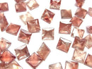 [Video]High Quality Oregon Sunstone AAA Loose stone Square Faceted 6x6mm 1pc