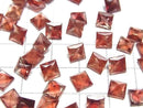[Video]High Quality Oregon Sunstone AAA Loose stone Square Faceted 6x6mm 1pc