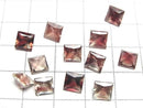 [Video]High Quality Oregon Sunstone AAA Loose stone Square Faceted 6x6mm 1pc