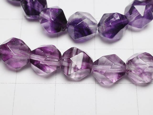 [Video] Purple Fluorite AAA 20 Faceted Round 8mm Bracelet