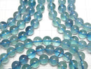 [Video] Blue Fluorite AA++ Round 8mm Bracelet