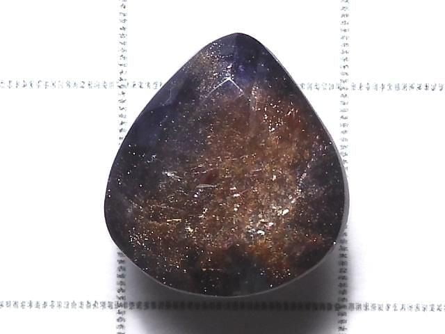 [Video][One of a kind] High Quality Iolite Sunstone AAA Loose stone Faceted 1pc NO.292
