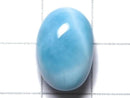 [Video][One of a kind] High quality Larimar Pectolite AAA Cabochon 1pc NO.546